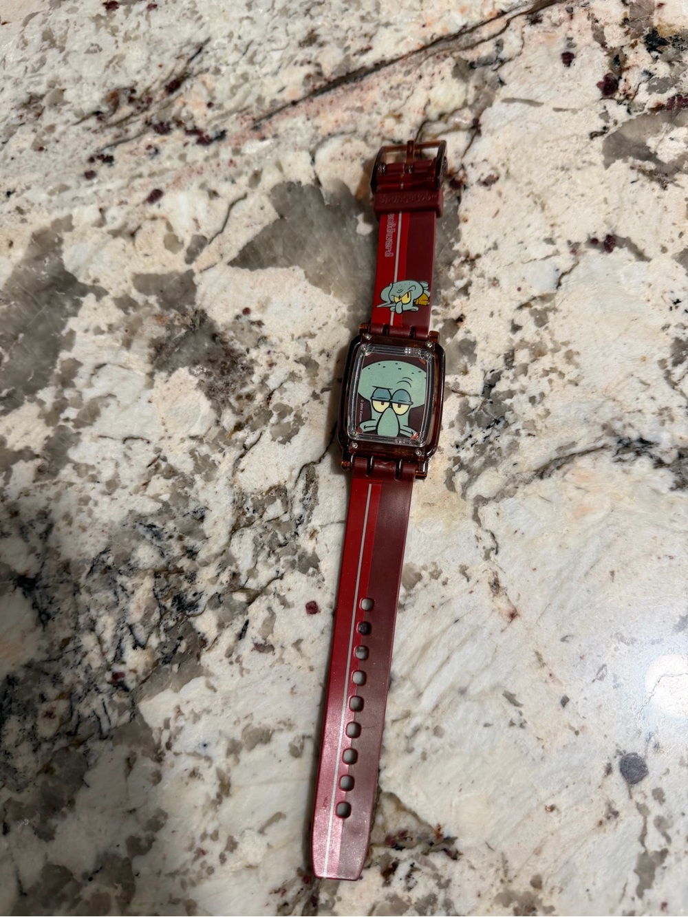 SquidWard Wrist Watch / Spongebob Squarepants 2004 Burger King